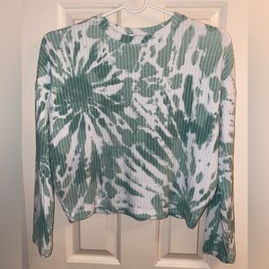 H&M Cropped Ribbed Girls Sweatshirt​‎